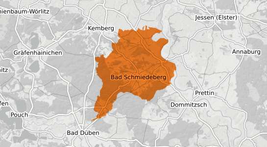Mietspiegelkarte Bad Schmiedeberg